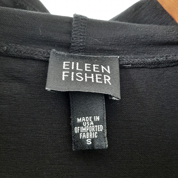 Eileen Fisher Crepe Viscose Zip Front Tunic Hoodie - Picture 8 of 11